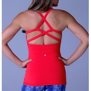 Strappy yoga tank
